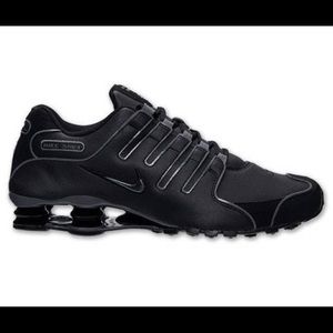 Men's Nike Shox NZ SL Running Shoes Black/Graphite